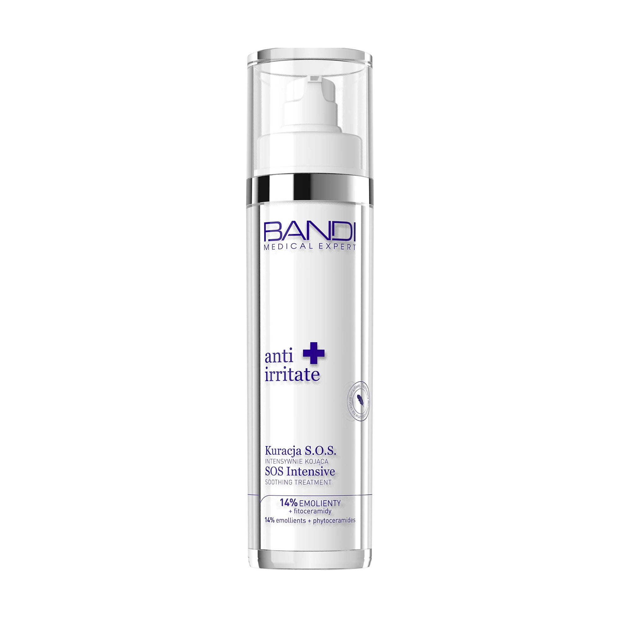 Заспокійливий крем для обличчя Bandi Medical Expert Anti Irritate SOS Intensive Soothing Treatment, 50 мл